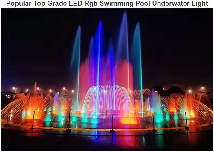 popolare LED Rgb Piscina Underwater Light